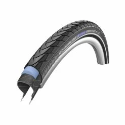 Schwalbe Pneu Marathon Plus - 26x1.50 Inch - SmartGuard - Bandes Réfléchissantes - Noir