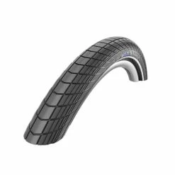 Schwalbe Big Apple Pneu - 26x2.15 Inch - K-Guard - Bandes Réfléchissantes - Noir