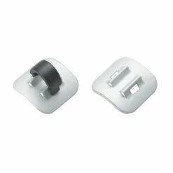 JAGWIRE Guide De Tirage Aluminium - à Coller - 4 Pièces - Argenté