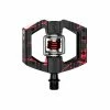 Crankbrothers Pédale à Clic Mallet Enduro LS - Splatter Édition Limitée Noir/Rouge -Promos Équipement Cyclisme Boutique ejQ4spgw
