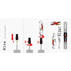 MaXalami PlugN'Blow DUO Outil De Réparation Pour Tubeless Avec Connecteur CO2 -Promos Équipement Cyclisme Boutique maxalami plugnblow duo tubeless reparatur werkzeug mit co2 konnektor 11