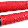 ODI Grips Poignées CF Lock-On - Rouge -Promos Équipement Cyclisme Boutique odi cf lock on griffe 3 1