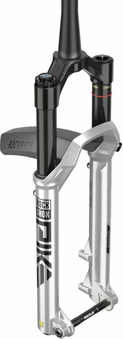 Rock-shox Pike Ultimate Debon Air+ RC2 - 29 Pouces - 120 Mm De Débattement, Conique, 44 Mm De Déport - Argenté -Promos Équipement Cyclisme Boutique rockshox pike ultimate my23 1 18xINcL5uwL3gO